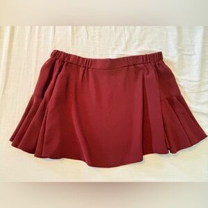 Women’s Size 6 Off the Shoulder Maroon 3/4 Flare Sleeve TopShop Blouse